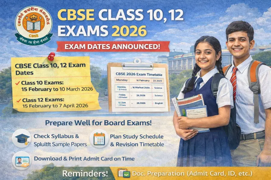 CBSE Class 10, 12 Exams 2026
