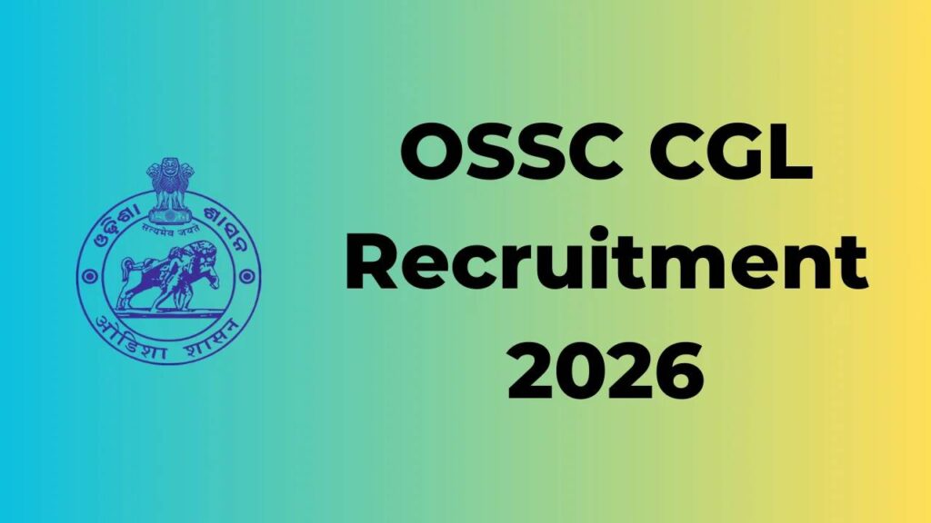 OSSSC Recruitment 2026