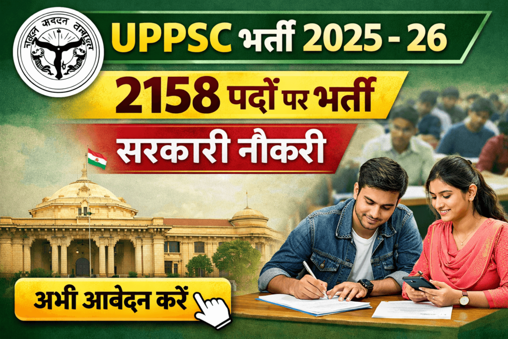 UPPSC Recruitment 2025–26 Official Notification PDF
