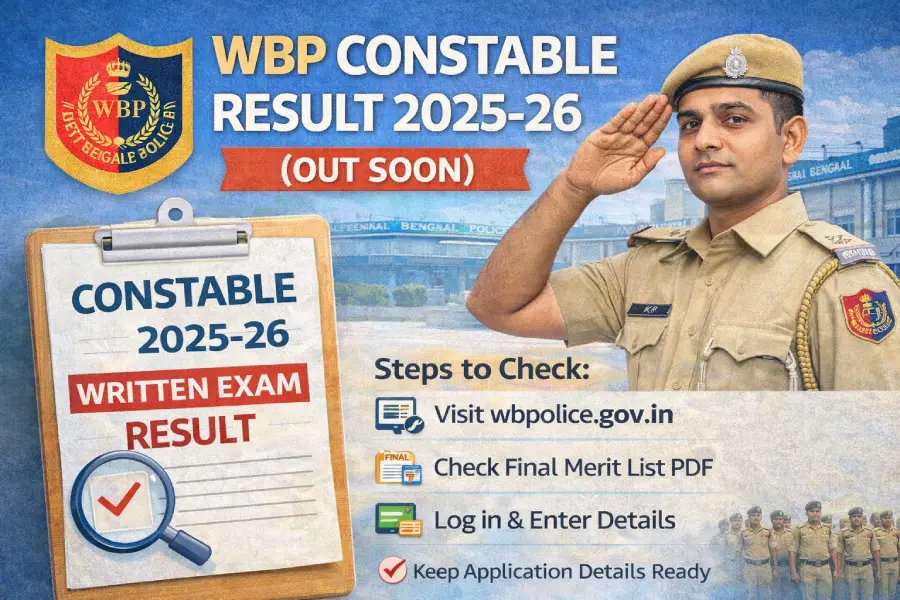 WBP Constable Result 2025-26 (Out Soon)
