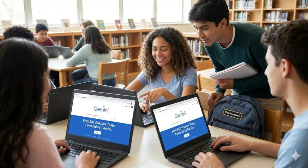 Google Launches Free SAT Practice Tests For Students Via Gemini
