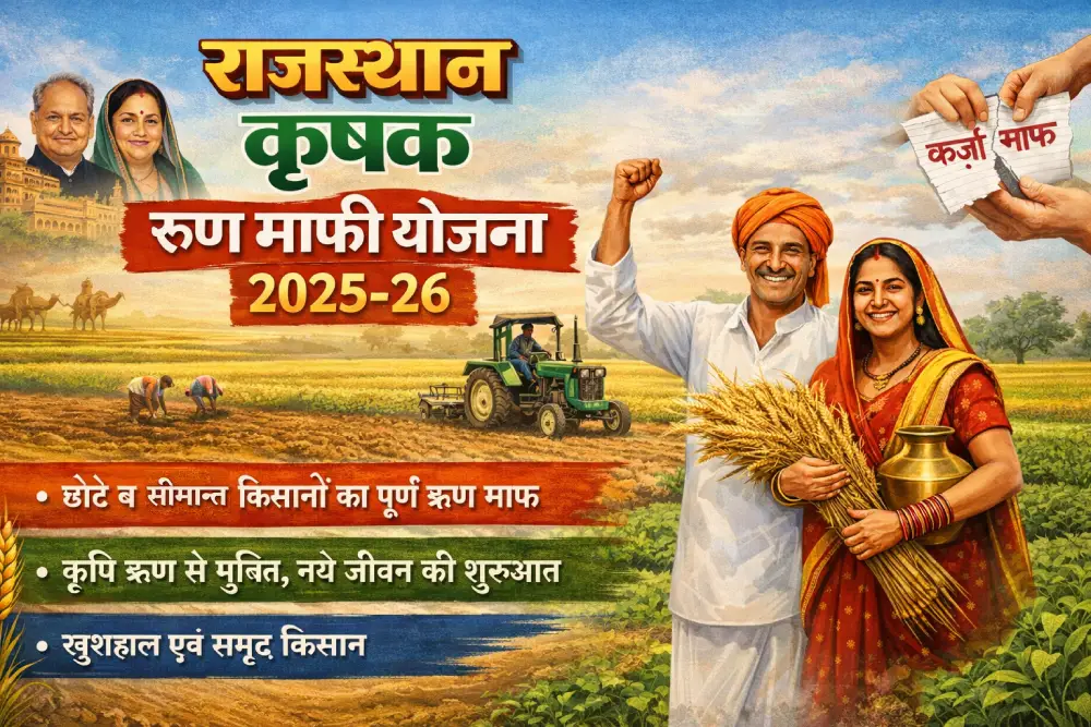 राजस्थान कृषक ऋण माफी योजना 2025-26