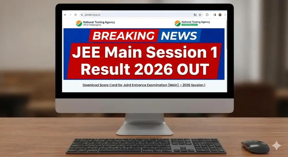 JEE Main Session 1 Result 2026 OUT