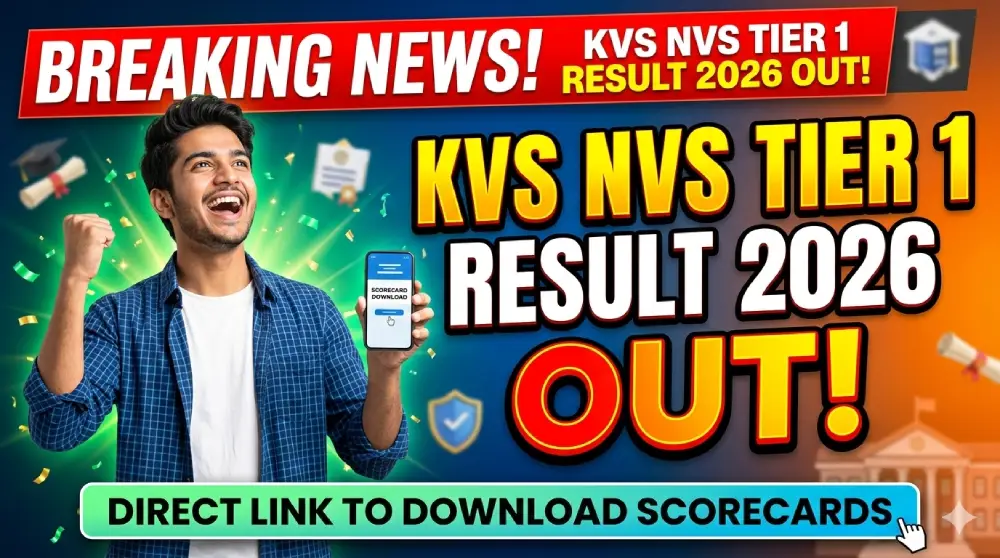 KVS NVS Result 2026