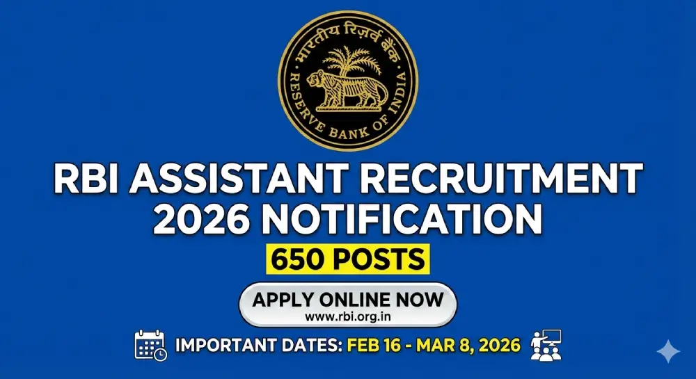 RBI Assistant Recruitment 2026