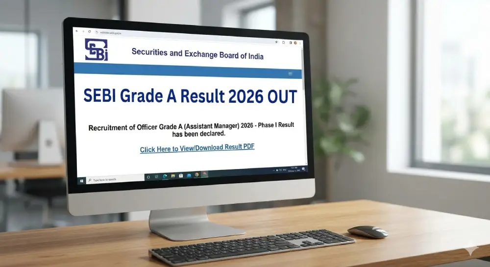 SEBI ग्रेड A रिजल्ट 2026 जारी