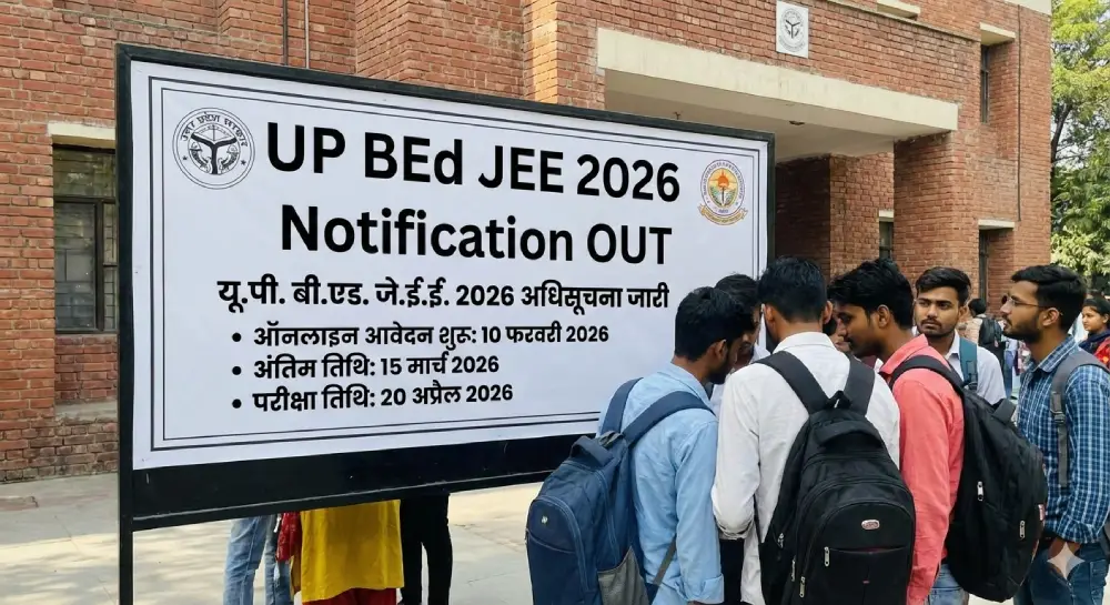 यूपी बीएड जेईई 2026 नोटिफिकेशन जारी: 10 फरवरी से रजिस्ट्रेशन शुरू