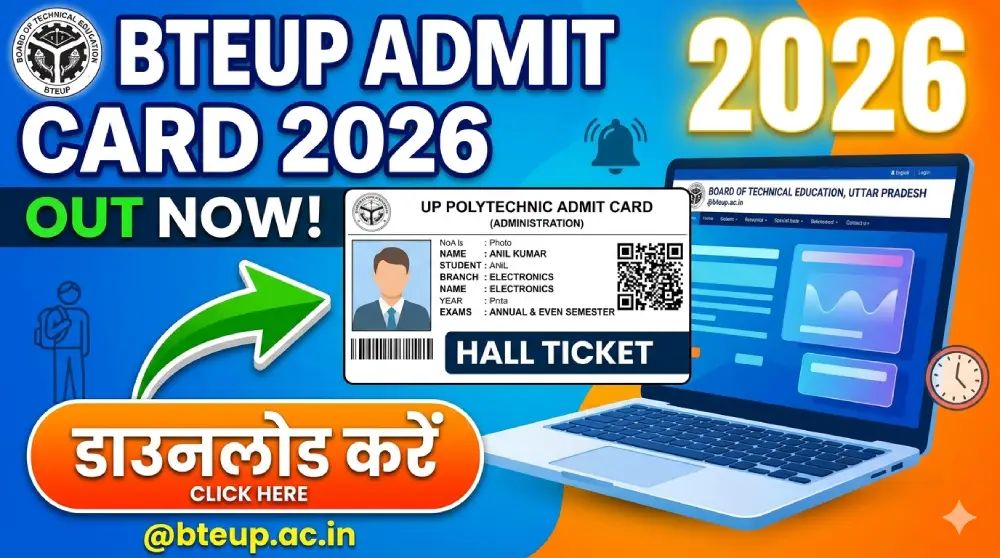 BTEUP Admit Card 2026 OUT