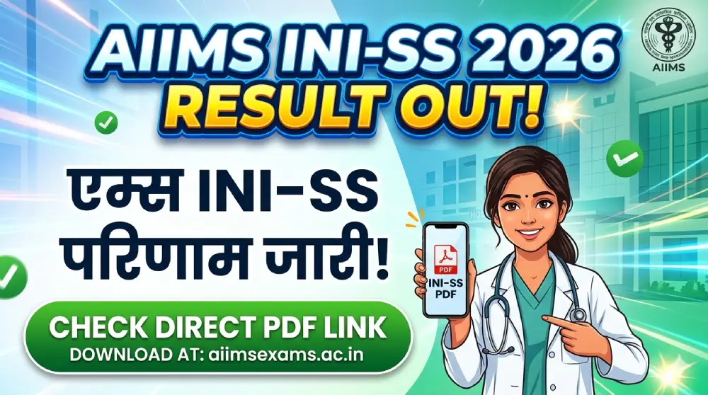 AIIMS INI-SS Result 2026 Released