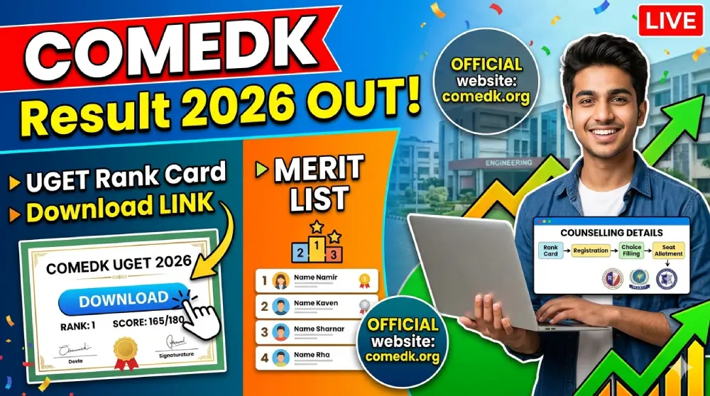 COMEDK Results 2026