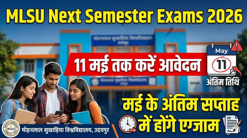 MLSU Next Semester Exams 2026