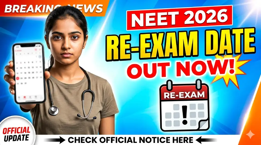 NEET 2026 Re Exam Date Out