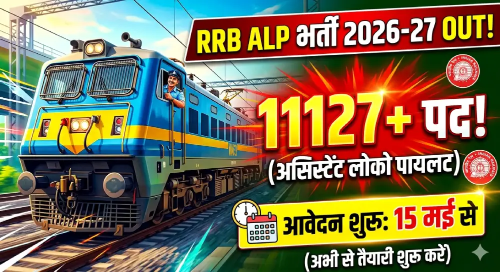 RB ALP Notification 2026-27 OUT
