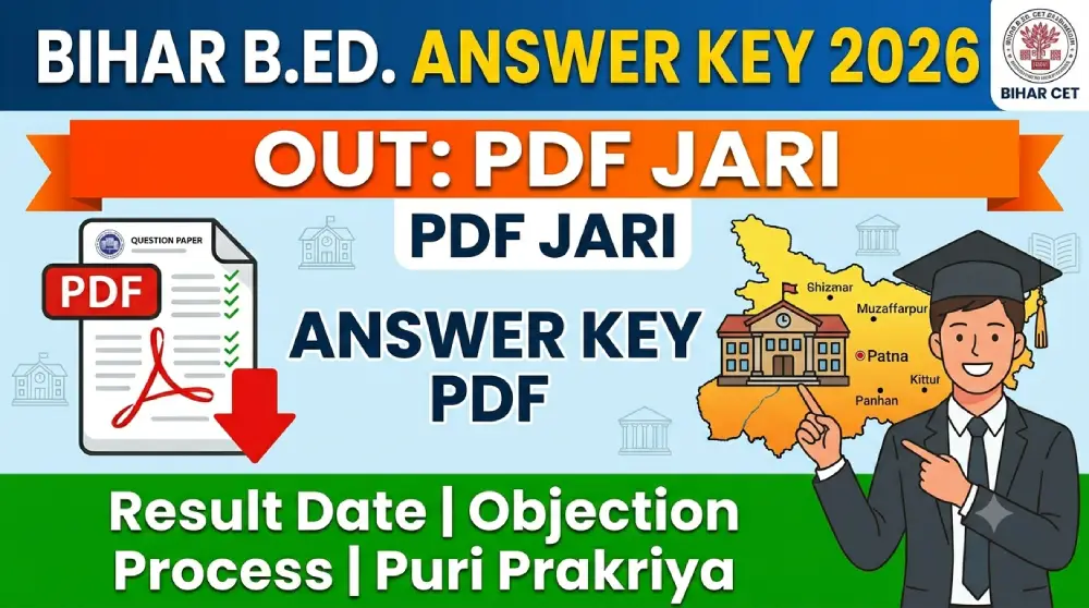 Bihar B.Ed Answer Key 2026