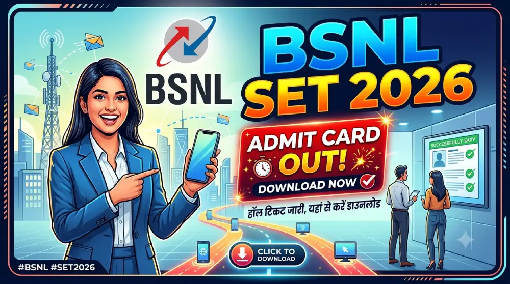 BSNL SET Admit Card 2026
