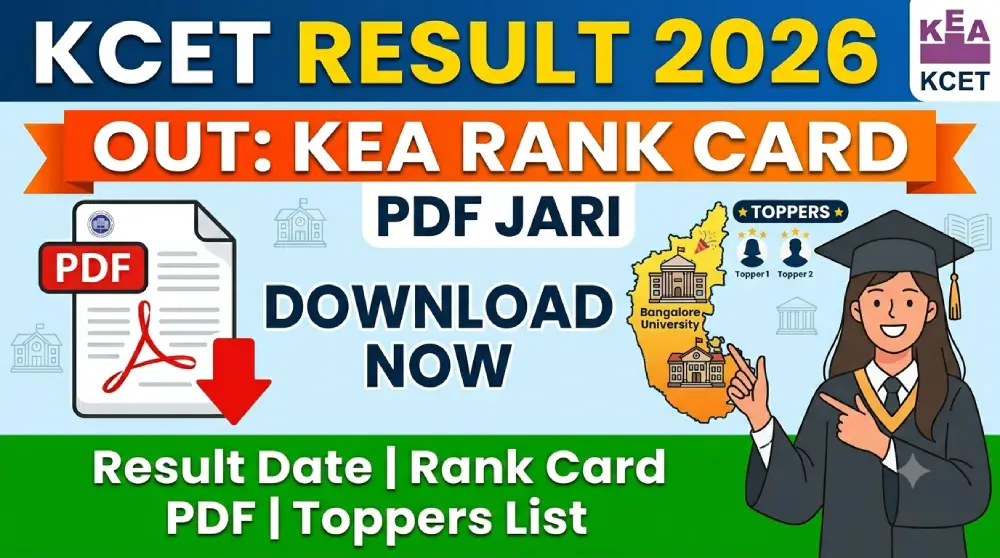 KCET Result 2026 Out