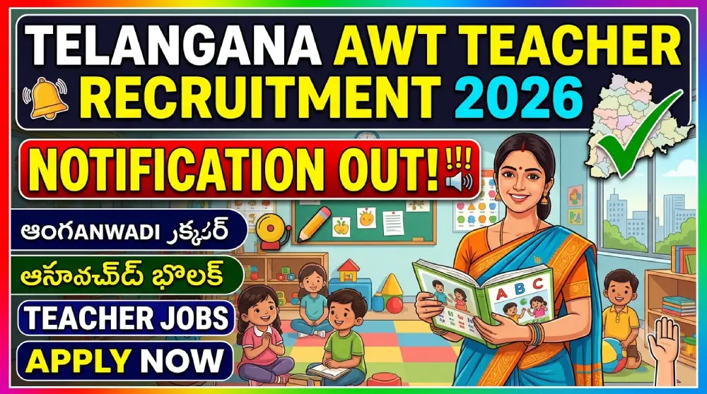 Telangana AWT Teacher Recruitment 2026