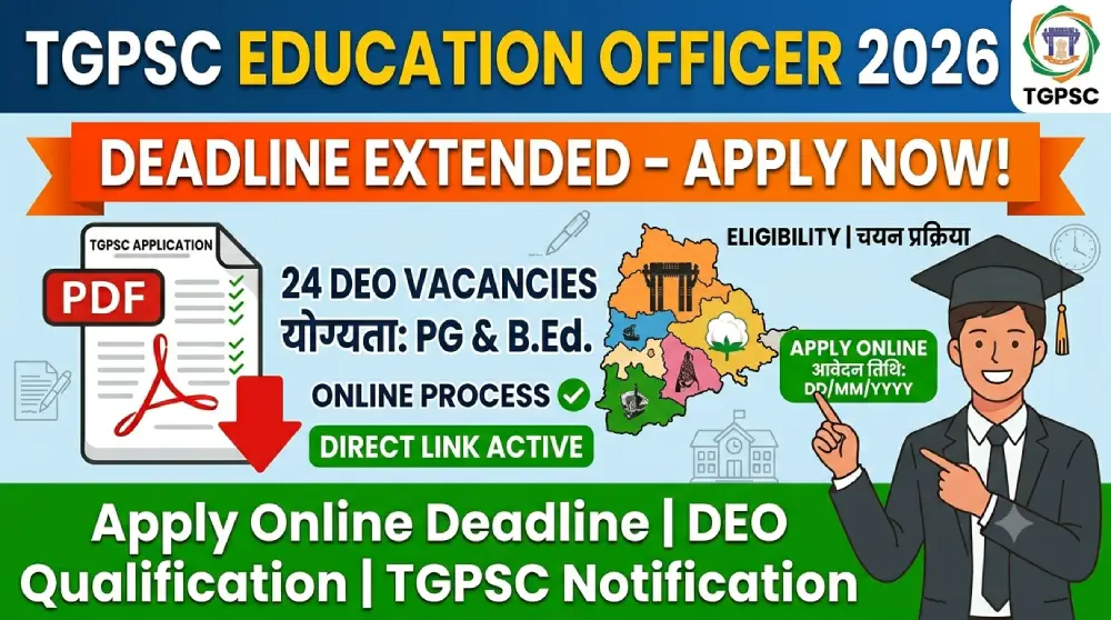 TGPSC Education Officer Apply Online 2026