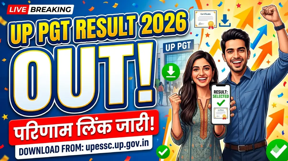 UP PGT Result 2026 Out