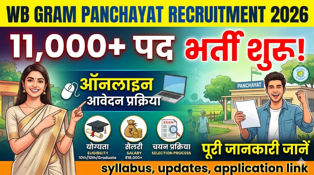 WB Gram Panchayat Recruitment 2026