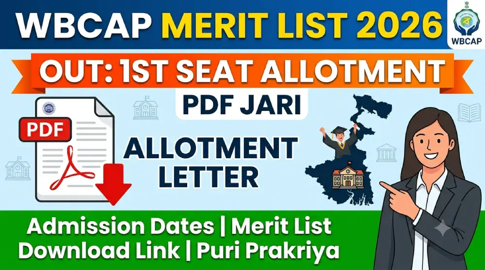 WBCAP Merit List 2026