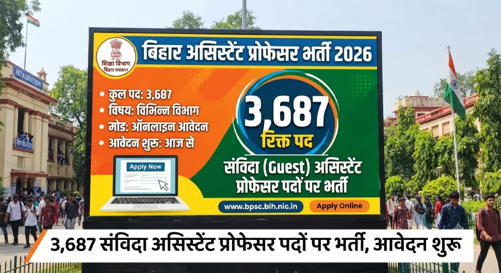 Bihar Assistant Professor Vacancy 2026