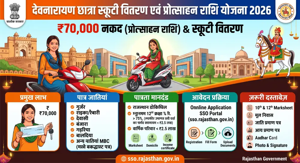 देवनारायण छात्रा स्कूटी योजना