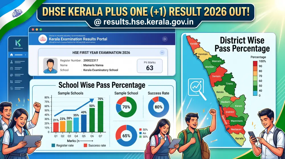 Kerala Plus One Result 2026