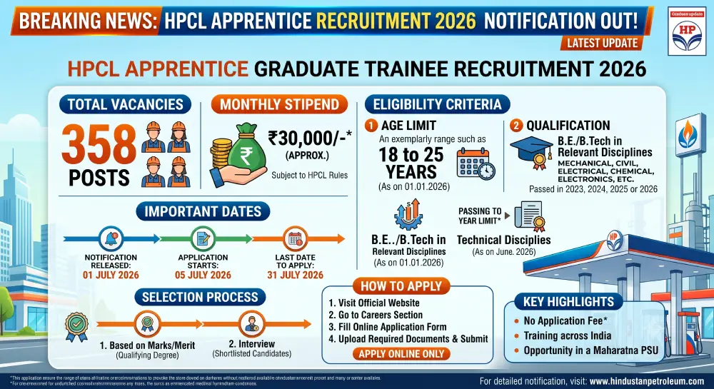 HPCL Apprentice Recruitment 2026