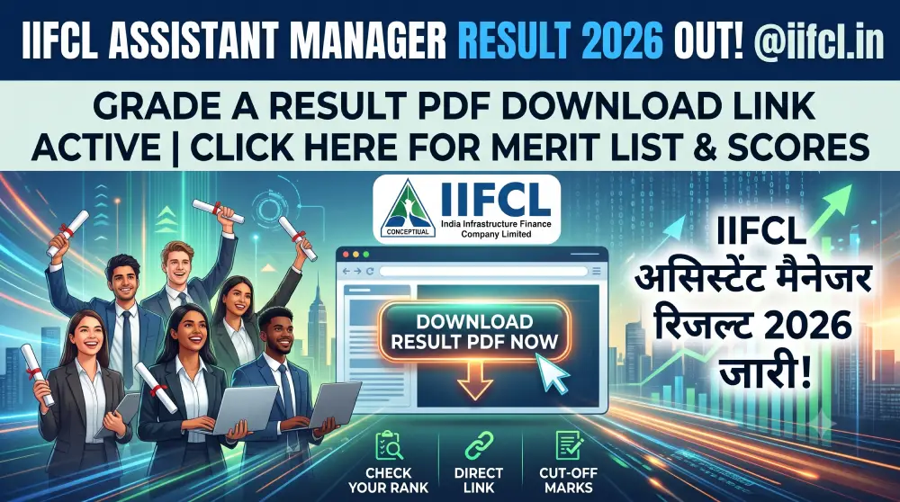 IIFCL Assistant Manager Result 2026