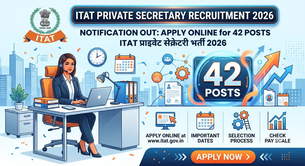 ITAT Private Secretary Recruitment 2026