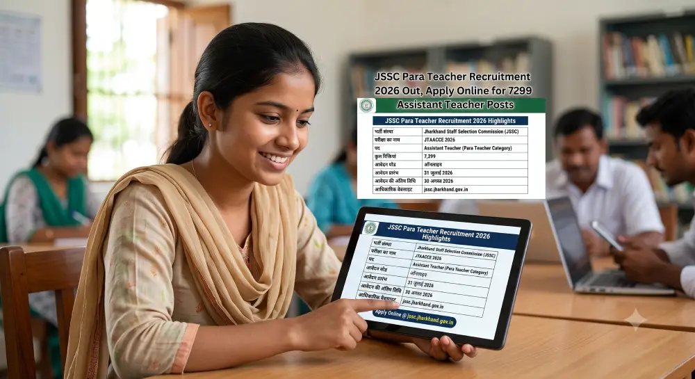 JSSC Para Teacher Recruitment 2026