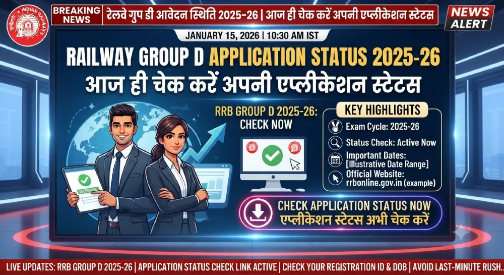 रेलवे ग्रुप डी आवेदन स्थिति 2025-26, आज ही चेक करें अपनी एप्लीकेशन स्टेटस 8 रेलवे ग्रुप डी आवेदन स्थिति 2025-26