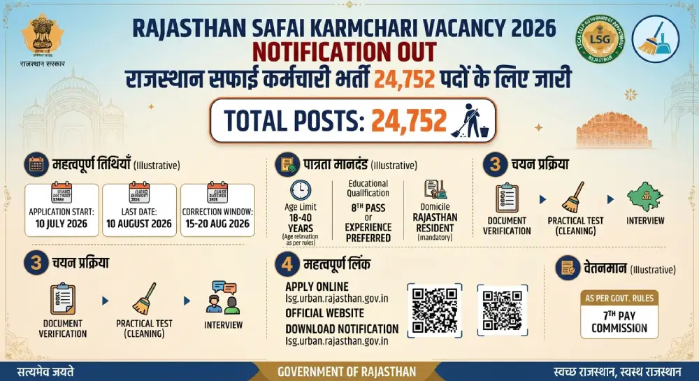 Rajasthan Safai Karmchari Vacancy 2026