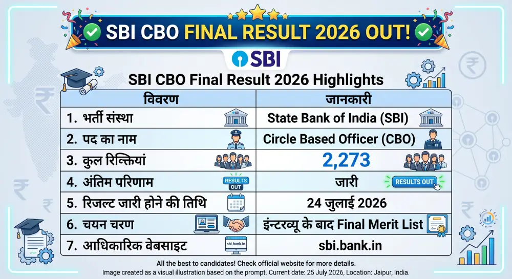 SBI CBO Final Result 2026 Out @sbi.bank.in, Download Merit List PDF, Link Active 5 SBI CBO Final Result 2026