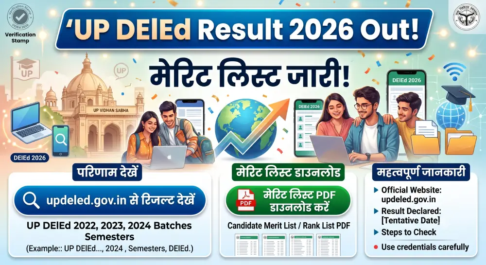 UP DElEd Result 2026