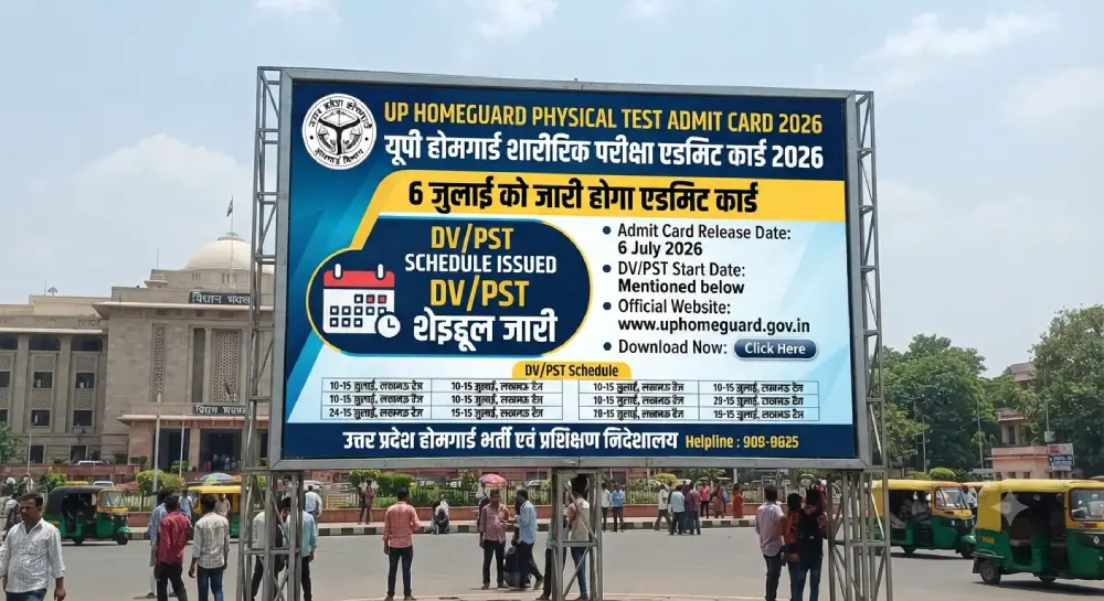 UP Homeguard Physical Test Admit Card 2026: 6 जुलाई को जारी होगा एडमिट कार्ड, DV/PST शेड्यूल जारी 9 UP Homeguard Physical Test Admit Card 2026