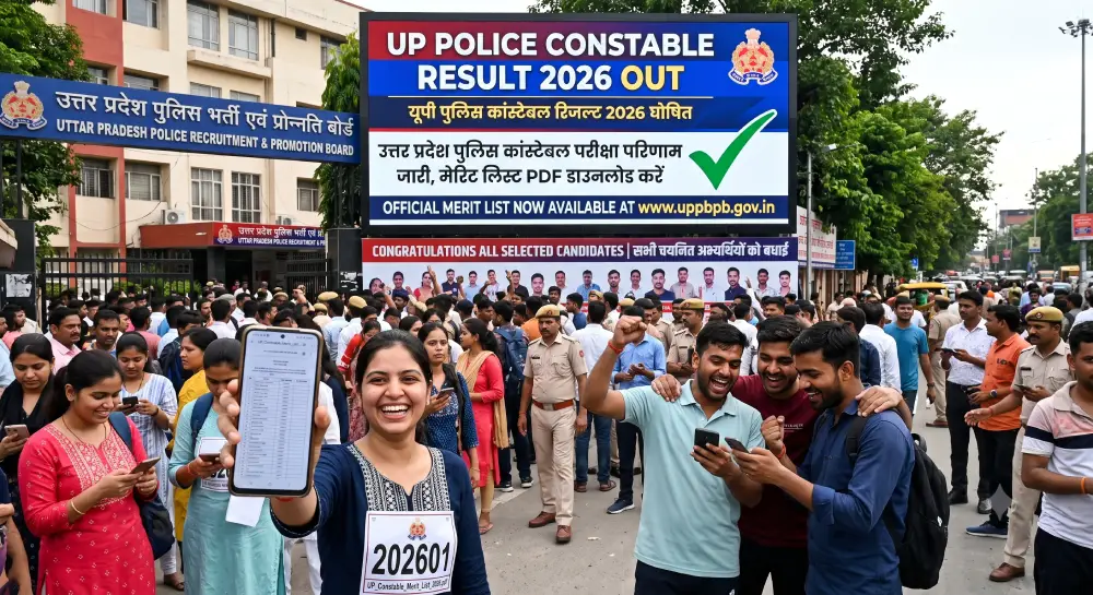 UP Police Constable Result 2026 Out: उत्तर प्रदेश पुलिस कांस्टेबल रिजल्ट जारी, Merit List PDF डाउनलोड करें 2 UP Police Constable Result 2026