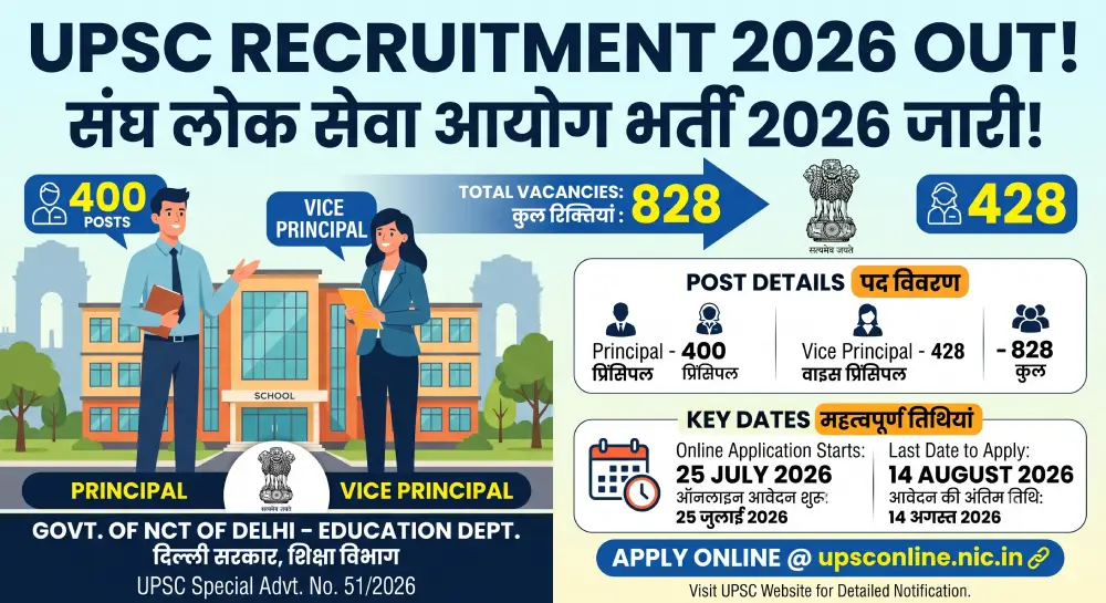 UPSC Recruitment 2026