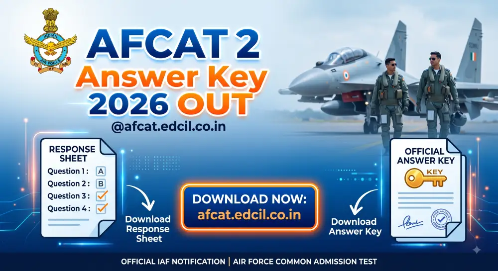 AFCAT 2 Answer Key 2026