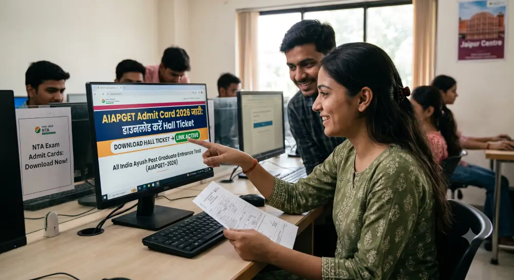 AIAPGET Admit Card 2026 जारी: डाउनलोड करें Hall Ticket, exams.nta.nic.in पर लिंक एक्टिव 2 AIAPGET Admit Card 2026