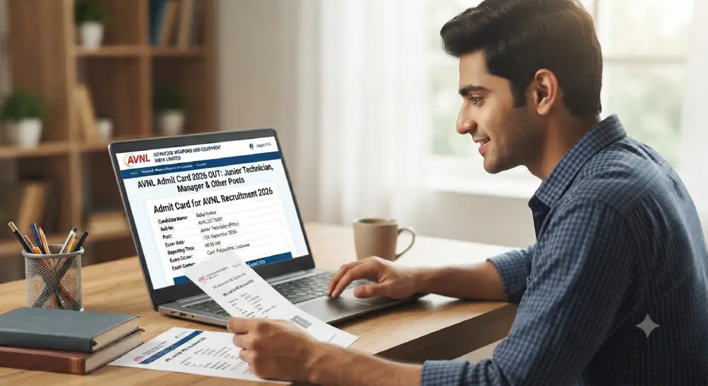 AVNL Admit Card 2026 Out