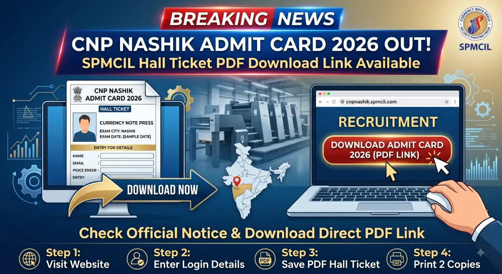 CNP Nashik Admit Card 2026