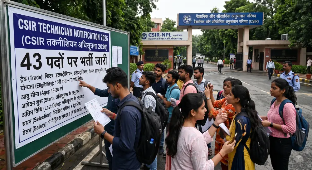 CSIR Technician Notification 2026