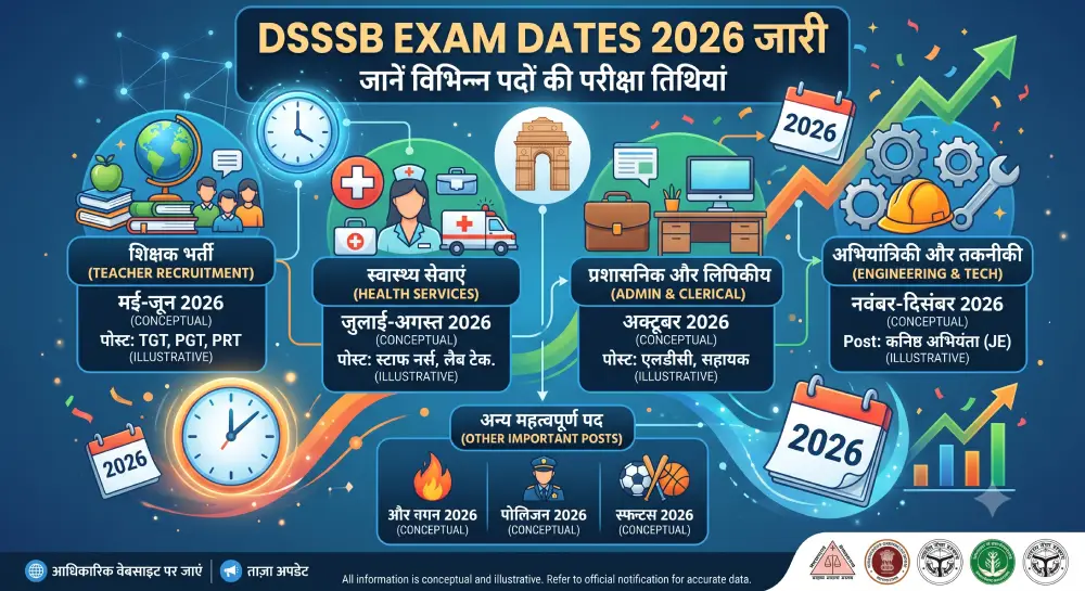 DSSSB Exam Dates 2026