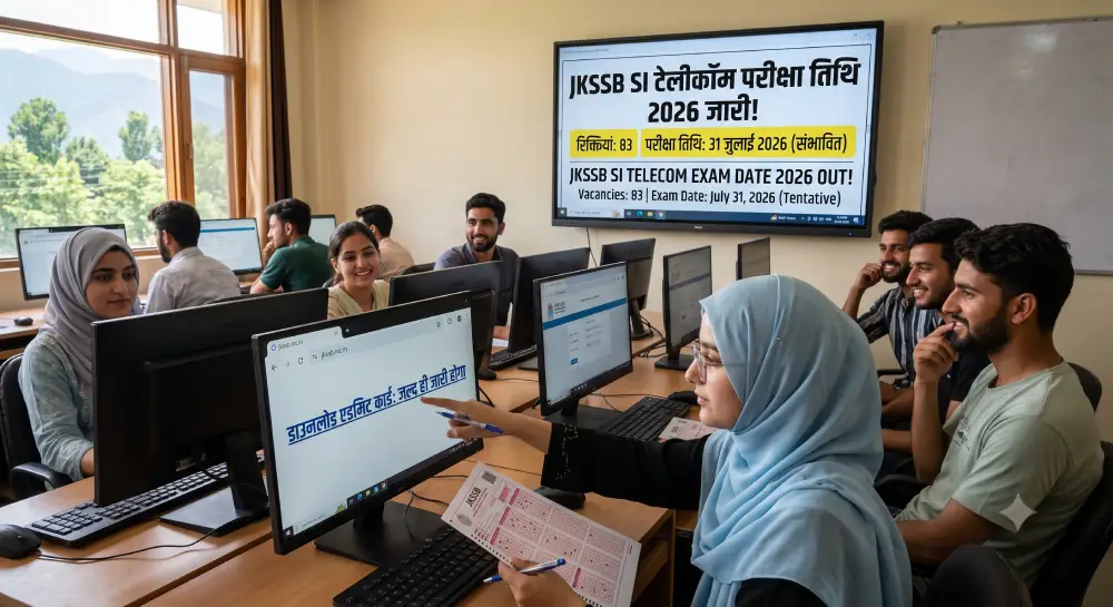 JKSSB SI Telecom Exam Date 2026 Out: 83 पदों के लिए परीक्षा तिथि जारी, Admit Card जल्द होगा जारी 2 JKSSB SI Telecom Exam Date 2026