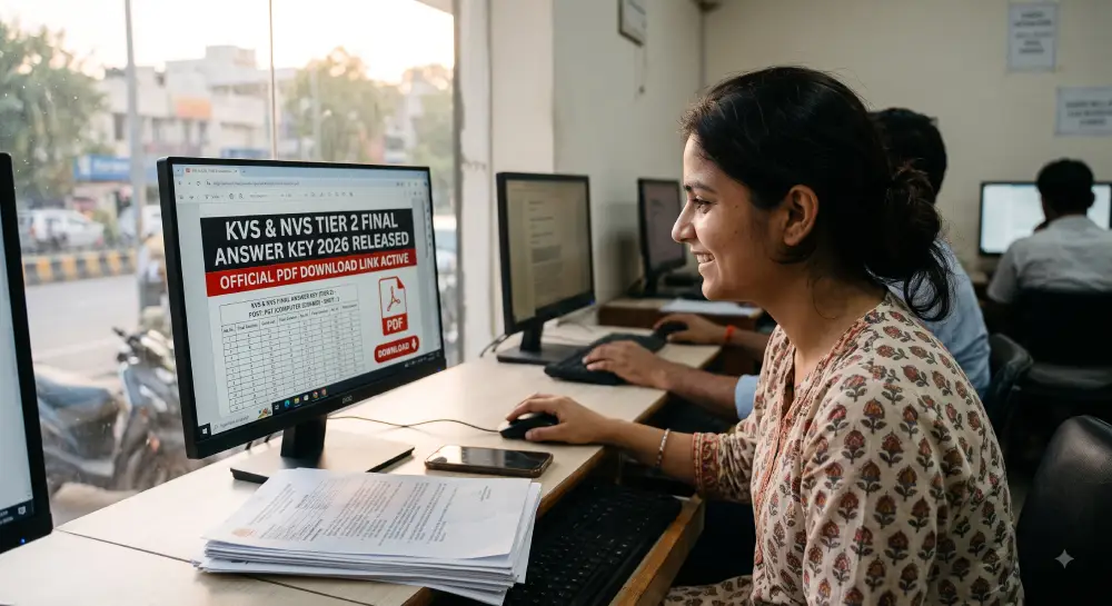 KVS NVS Tier 2 Final Answer Key 2026 जारी, ऑफिशियल PDF डाउनलोड लिंक एक्टिव 2 KVS NVS Tier 2 Final Answer Key 2026