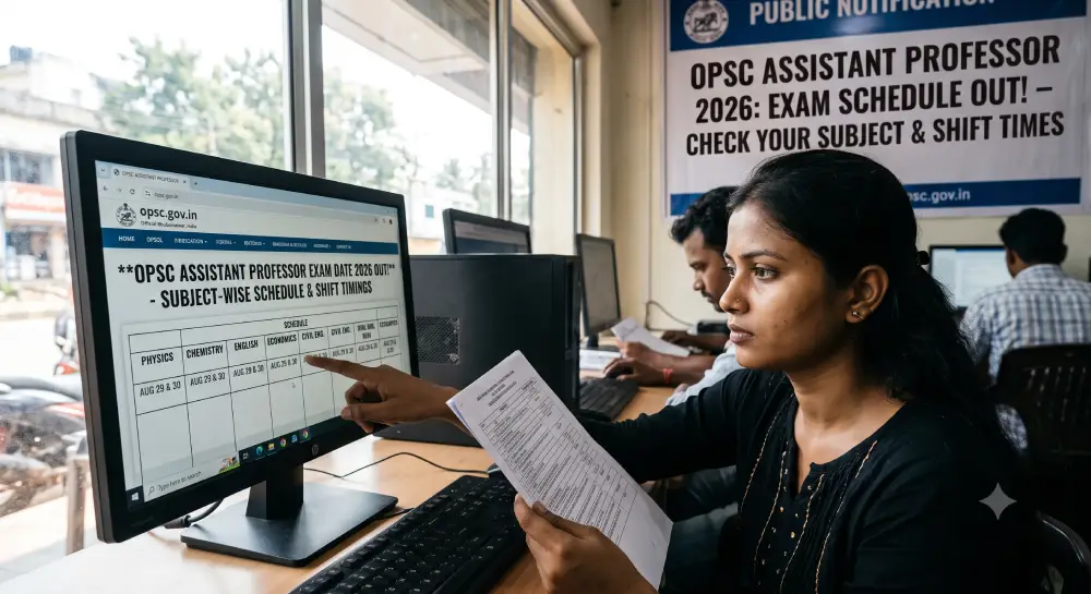OPSC Assistant Professor Exam Date 2026