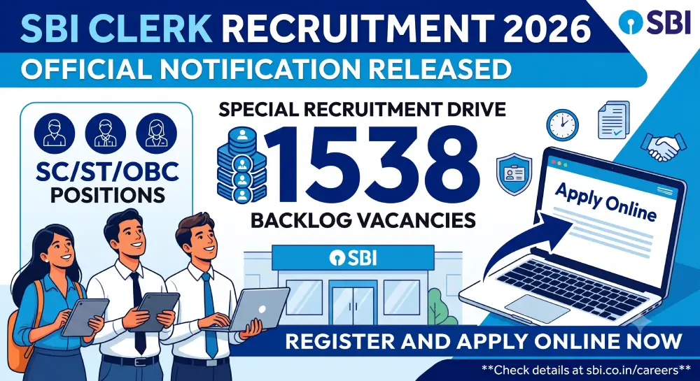SBI Clerk Recruitment 2026