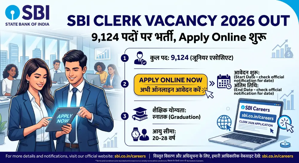 SBI Clerk Vacancy 2026